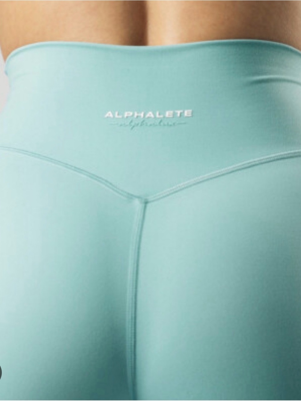 Alphalete: Alphalux Essential Leggings: Jade Green